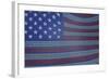 Usa Flag Of Binary Code-rolffimages-Framed Art Print