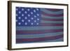 Usa Flag Of Binary Code-rolffimages-Framed Art Print