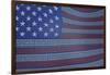 Usa Flag Of Binary Code-rolffimages-Framed Art Print