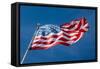 USA Flag-FiledIMAGE-Framed Stretched Canvas