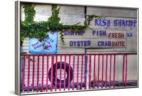 USA, Florida, Apalachicola, Old Oyster House on Apalachicola Bay-Joanne Wells-Framed Photographic Print