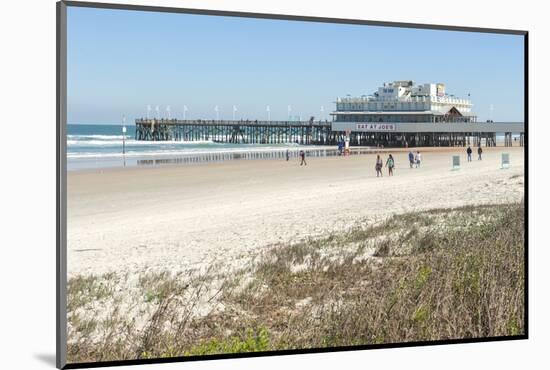 USA, Florida, Daytona Beach, Joe's Crab Shack on beach.-Lisa S. Engelbrecht-Mounted Photographic Print