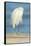 USA, Florida, Daytona Beach, Snowy Egret-Jim Engelbrecht-Framed Stretched Canvas