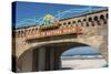 USA, Florida, Daytona Beach, Welcome sign to Main Street Pier.-Lisa S^ Engelbrecht-Stretched Canvas