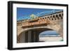 USA, Florida, Daytona Beach, Welcome sign to Main Street Pier.-Lisa S^ Engelbrecht-Framed Photographic Print