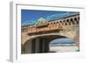 USA, Florida, Daytona Beach, Welcome sign to Main Street Pier.-Lisa S^ Engelbrecht-Framed Photographic Print