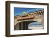 USA, Florida, Daytona Beach, Welcome sign to Main Street Pier.-Lisa S^ Engelbrecht-Framed Photographic Print