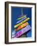 USA, Florida, Florida Keys, Islamorada, Signage, Robbie's Marina-Walter Bibikow-Framed Premium Photographic Print