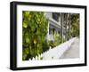 USA, Florida, Florida Keys, Key West, Truman Annex, House Detail-Walter Bibikow-Framed Premium Photographic Print