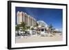 USA, Florida, Fort Lauderdale Beach, High Rise Buildings-Walter Bibikow-Framed Photographic Print