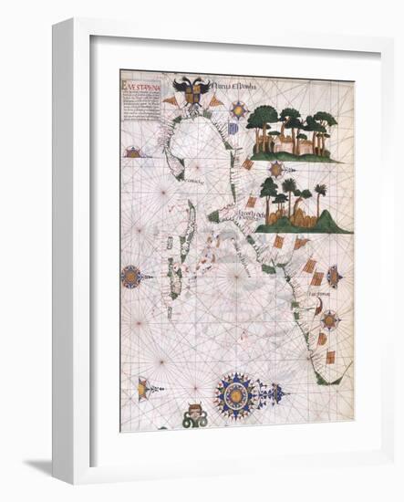 USA, Florida, from Atlas, Plate, 1563-Lazzaro Giosafatti-Framed Giclee Print