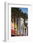 USA, Florida, Gulf Coast, Fort Myers Beach, Buildings and Palm Trees-Walter Bibikow-Framed Photographic Print