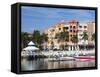 USA, Florida, Gulf Coast, Naples, Bayfront-Walter Bibikow-Framed Stretched Canvas