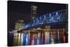 Usa, Florida, Jacksonville, Main Street Bridge across the St. John's River-Joanne Wells-Stretched Canvas