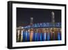 Usa, Florida, Jacksonville, Main Street Bridge across the St. John's River-Joanne Wells-Framed Photographic Print