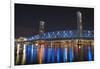 Usa, Florida, Jacksonville, Main Street Bridge across the St. John's River-Joanne Wells-Framed Premium Photographic Print