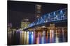 Usa, Florida, Jacksonville, Main Street Bridge across the St. John's River-Joanne Wells-Stretched Canvas