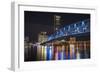 Usa, Florida, Jacksonville, Main Street Bridge across the St. John's River-Joanne Wells-Framed Photographic Print