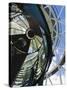 USA, Florida, Jupiter, Jupiter Inlet Lighthouse, Detail of the Fresnel Lens-Walter Bibikow-Stretched Canvas