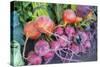 USA, Florida, New Smyrna Beach, fresh radish at farmers market.-Jim Engelbrecht-Stretched Canvas