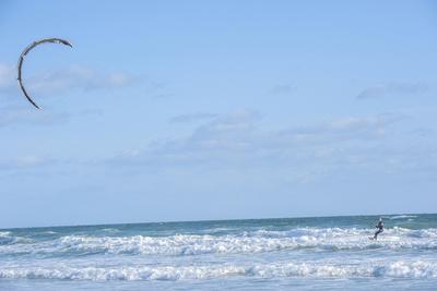 Usa Florida New Smyrna Beach Kite Surfer Photographic Print Lisa S Engelbrecht Allposters Com