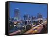 Usa, Florida, Orlando, Downtown Skyline and Interstate 4-John Coletti-Framed Stretched Canvas