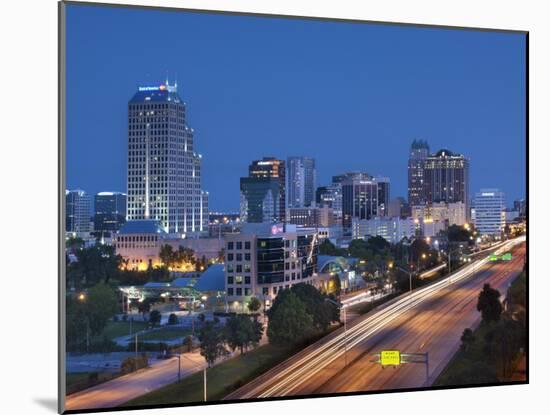 Usa, Florida, Orlando, Downtown Skyline and Interstate 4-John Coletti-Mounted Photographic Print