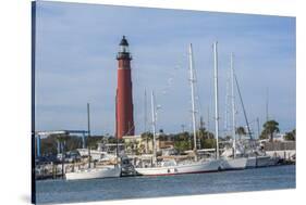 USA, Florida, Ponce Inlet, Ponce de Leon Inlet lighthouse.-Lisa S. Engelbrecht-Stretched Canvas