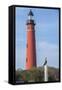 USA, Florida, Ponce Inlet, Ponce de Leon Inlet lighthouse.-Lisa S^ Engelbrecht-Framed Stretched Canvas