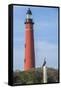 USA, Florida, Ponce Inlet, Ponce de Leon Inlet lighthouse.-Lisa S^ Engelbrecht-Framed Stretched Canvas