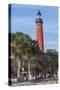 USA, Florida, Ponce Inlet, Ponce De Leon Inlet Lighthouse-Lisa S^ Engelbrecht-Stretched Canvas