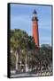 USA, Florida, Ponce Inlet, Ponce De Leon Inlet Lighthouse-Lisa S^ Engelbrecht-Framed Stretched Canvas