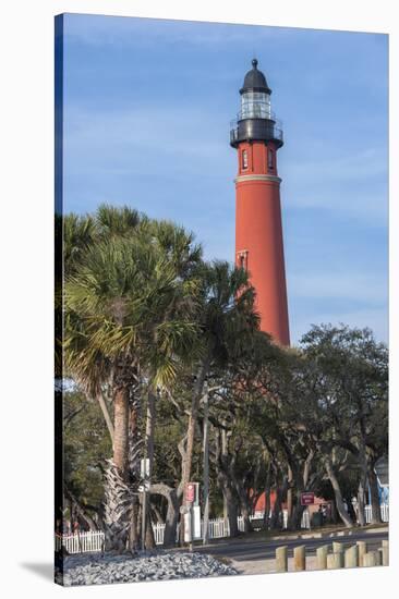 USA, Florida, Ponce Inlet, Ponce De Leon Inlet Lighthouse-Lisa S^ Engelbrecht-Stretched Canvas