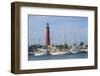 USA, Florida, Ponce Inlet, Ponce de Leon Inlet lighthouse.-Lisa S. Engelbrecht-Framed Photographic Print
