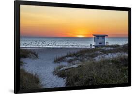 USA, Florida, Port Canaveral. Sunrise over the Atlantic-Hollice Looney-Framed Photographic Print