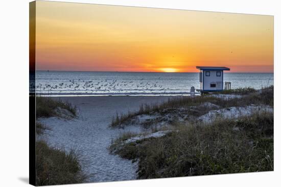 USA, Florida, Port Canaveral. Sunrise over the Atlantic-Hollice Looney-Stretched Canvas