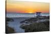 USA, Florida, Port Canaveral. Sunrise over the Atlantic-Hollice Looney-Stretched Canvas