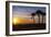 USA, Florida, Sarasota, Crescent Beach, Siesta Key, Sunset-Bernard Friel-Framed Photographic Print