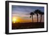 USA, Florida, Sarasota, Crescent Beach, Siesta Key, Sunset-Bernard Friel-Framed Photographic Print