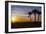 USA, Florida, Sarasota, Crescent Beach, Siesta Key, Sunset-Bernard Friel-Framed Photographic Print