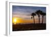 USA, Florida, Sarasota, Crescent Beach, Siesta Key, Sunset-Bernard Friel-Framed Photographic Print