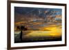 USA, Florida, Sarasota, Siesta Key. Seascape at sunset-Bernard Friel-Framed Photographic Print