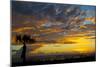 USA, Florida, Sarasota, Siesta Key. Seascape at sunset-Bernard Friel-Mounted Photographic Print