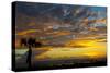 USA, Florida, Sarasota, Siesta Key. Seascape at sunset-Bernard Friel-Stretched Canvas