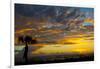 USA, Florida, Sarasota, Siesta Key. Seascape at sunset-Bernard Friel-Framed Photographic Print