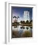 USA, Florida, Sarasota, Skyline and One Sarasota Tower Building-Walter Bibikow-Framed Photographic Print