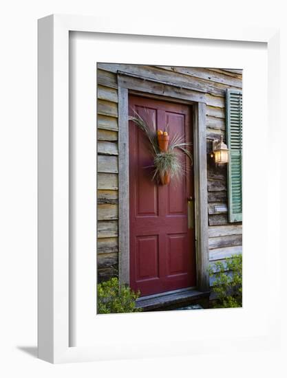 USA, Florida, St. Augustine, Entrance to an old wooden house.-Joanne Wells-Framed Photographic Print