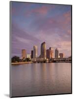 USA, Florida, Tampa, Skyline from Hillsborough Bay-Walter Bibikow-Mounted Photographic Print