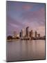 USA, Florida, Tampa, Skyline from Hillsborough Bay-Walter Bibikow-Mounted Photographic Print