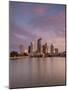 USA, Florida, Tampa, Skyline from Hillsborough Bay-Walter Bibikow-Mounted Photographic Print